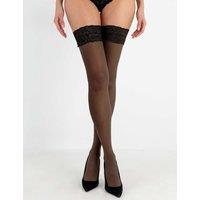 Pour Moi Lace Top 15 Denier Hold Up Black