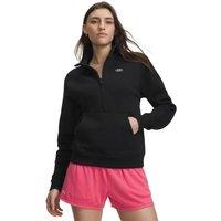 Under Armour Rival Cotton Rich Fleece Half Zip Sweatshirt Black