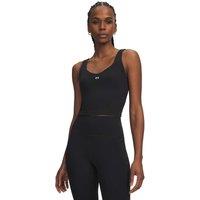 Under Armour Motion Fitted Crop Vest Tank Top Black