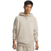 Under Armour Icon Cotton Rich Fleece Hoodie Oatmeal