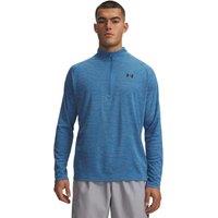Under Armour Textured Technical Half Zip Quick Dry Top Blue