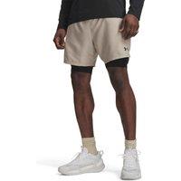 Under Armour Vanish Woven 2.0 2-In-1 Shorts Oatmeal