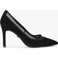 Carvela Suede Stiletto Heel Court Shoes Black