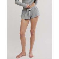 Intimately FP by Free People Made You Blush Rib Lounge Shorts Grey
