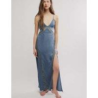 Intimately FP by Free People Full Slip Blue Mix