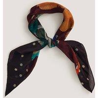 Monsoon Pure Silk Floral Square Scarf Multi