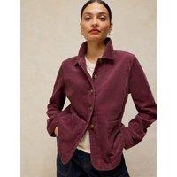 White Stuff Cotton-Rich Corduroy Jacket Pink