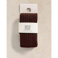 White Stuff Cotton Rich Textured Tights Brown