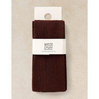 White Stuff Cotton Rich Matt Tights Brown