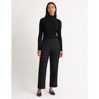 Albaray Tailored Straight Leg Trousers Black