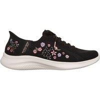 Skechers Slip-ins Ultra Flex 4.0 Sweet Petals Trainers Black