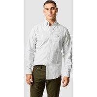 Rodd & Gunn Slim Fit Pure Cotton Striped Shirt Green Mix