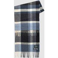 Rodd & Gunn Pure Wool Checked Scarf Blue Mix
