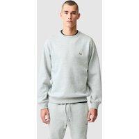 Rodd & Gunn Otago Cotton Rich Crew Neck Sweatshirt Light Grey