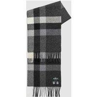 Rodd & Gunn Jervois Road Pure Wool Checked Scarf Black Mix