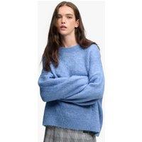 Superdry & Co Slouchy Brushed Oversized Jumper Blue