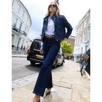 BAUKJEN High Waisted Wide Leg Jeans Blue