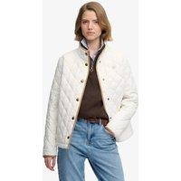Superdry & Co Quilted Estate Country Liner Jacket White