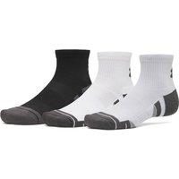 Under Armour Performance Tech Quarter Socks Three Pack Grey Mix