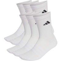 adidas Cushioned Crew Socks 6 Pair Pack White