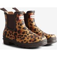 Hunter Leopard Print Chelsea Boot Brown Mix
