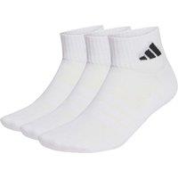 adidas Cushioned Ankle Socks 3 Pack Low Cut White