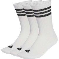 adidas 3-Stripes Cushioned Crew Socks White