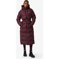 Hunter Hutchinson Longline Puffer Jacket Burgundy