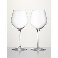 Waterford Set of 2 Elegance Crystal Red Wine Glasses Clear