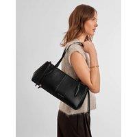 Katie Loxton Faux Leather Structured Shoulder Bag Black