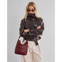 Katie Loxton Faux Leather Shoulder Cross Body Grab Bag Cherry Red
