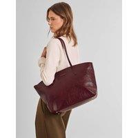 Katie Loxton Faux Leather Laptop Work Tote Bag Cherry Red