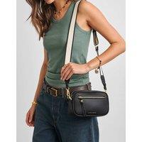 Katie Loxton Faux Leather Camera Cross Body Bag Black