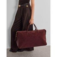 Katie Loxton Faux Leather Weekend Bag And Pouch Cherry Red