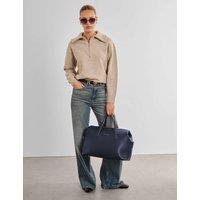 Katie Loxton Faux Leather Weekend Cabin Bag Navy