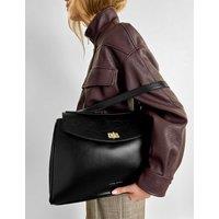 Katie Loxton Faux Leather Shoulder Bag Black