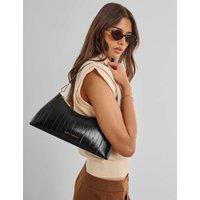 Katie Loxton Faux Leather Shoulder Bag Black