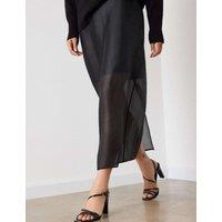 Whistles Buckle Block Heel Sandals Black