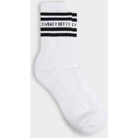 Sweaty Betty 3 Pack Varsity Stripe Trainer Socks White Mix