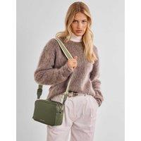 Katie Loxton Faux Leather Cross Body Bag Khaki