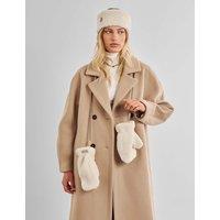 Katie Loxton Borg Mittens Cream