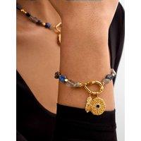 Katie Loxton 18K Gold Plated Semi Precious Stone Bracelet Gold Mix
