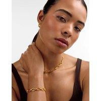 Katie Loxton Brass Chain Bracelet Gold