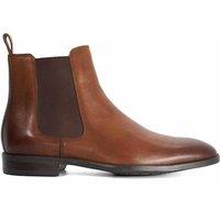 Dune London Leather Pull-On Chelsea Boots Tan
