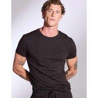 David Gandy Wellwear Ultimate Cotton Modal Crew Neck T-Shirt Chocolate