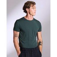 David Gandy Wellwear Ultimate Cotton Modal Crew Neck T-Shirt Dark Green