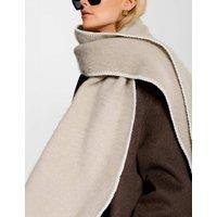 Katie Loxton Brushed Whipstitch Scarf Taupe