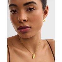 Katie Loxton November Birthstone Yellow Quartz Necklace Gold Mix