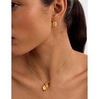 Katie Loxton July Birthstone Sunstone Chain Necklace Gold Mix