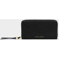 Katie Loxton Faux Leather Weave Purse Black